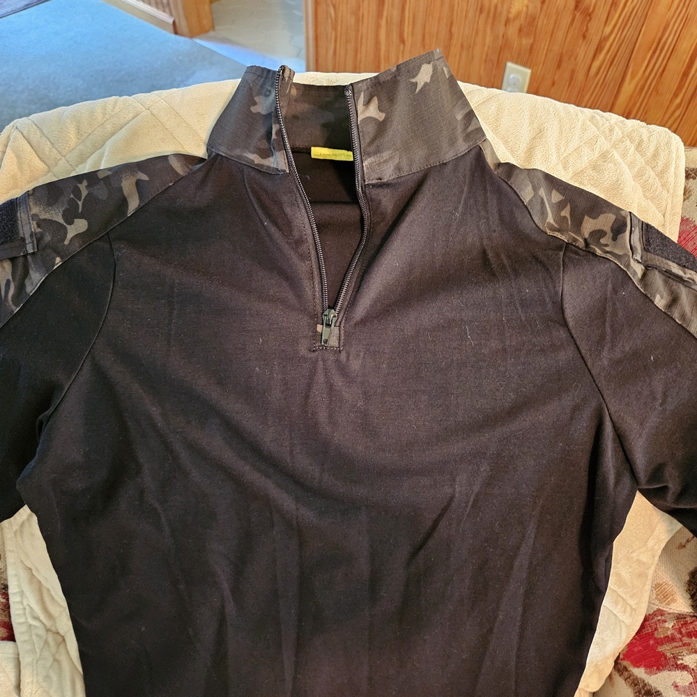 5.11 Tactical Black and Camouflage Men's Shirt